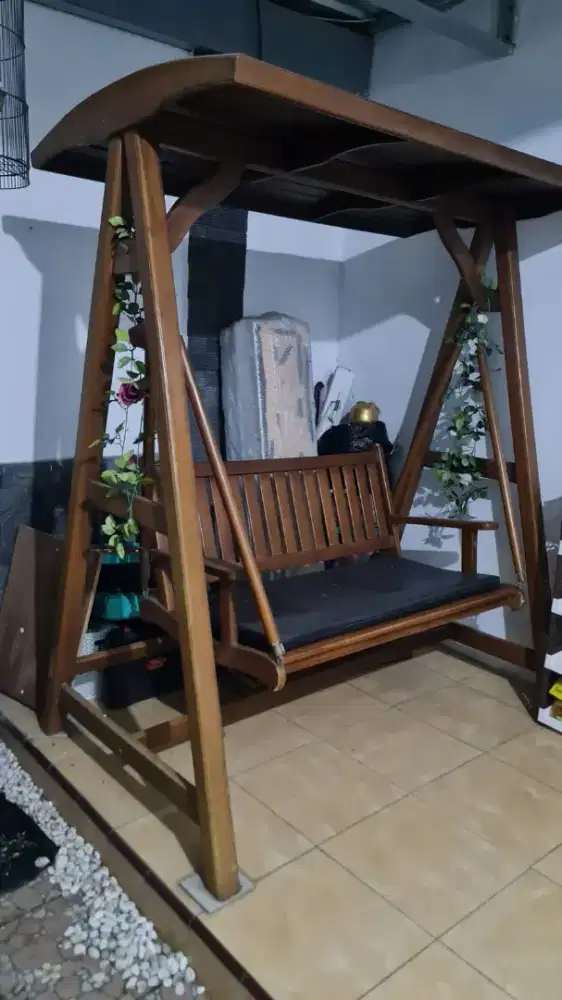 Jual murah ayunan kayu jati