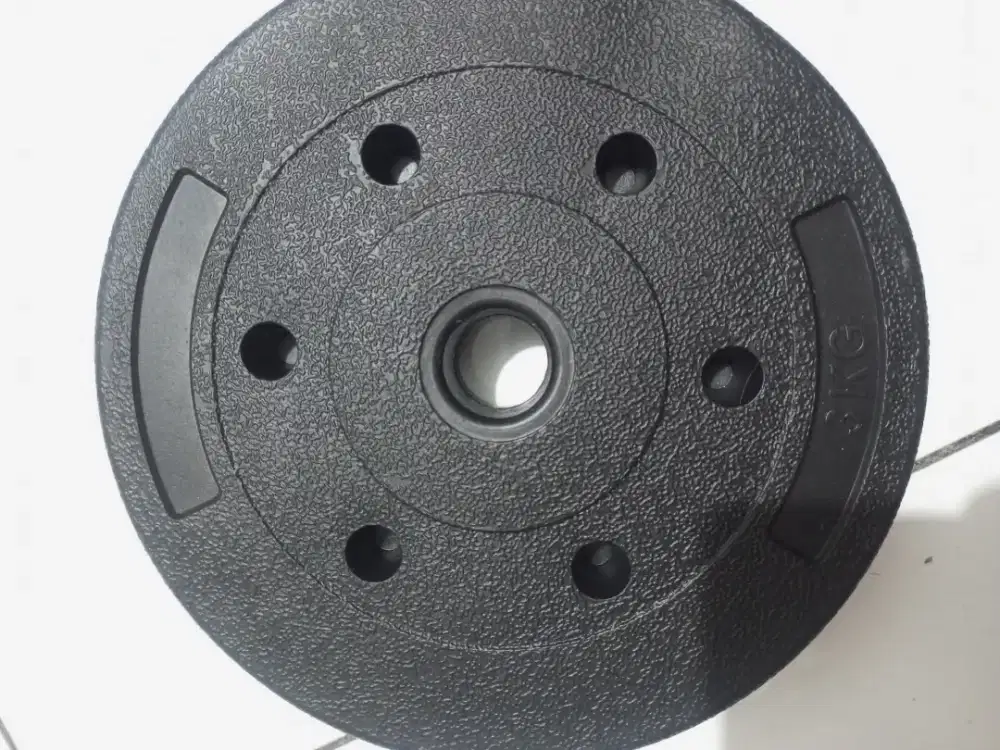 Plate dumbell 3 kg / plat dumbell 3 kilogram / 3 kilo gram