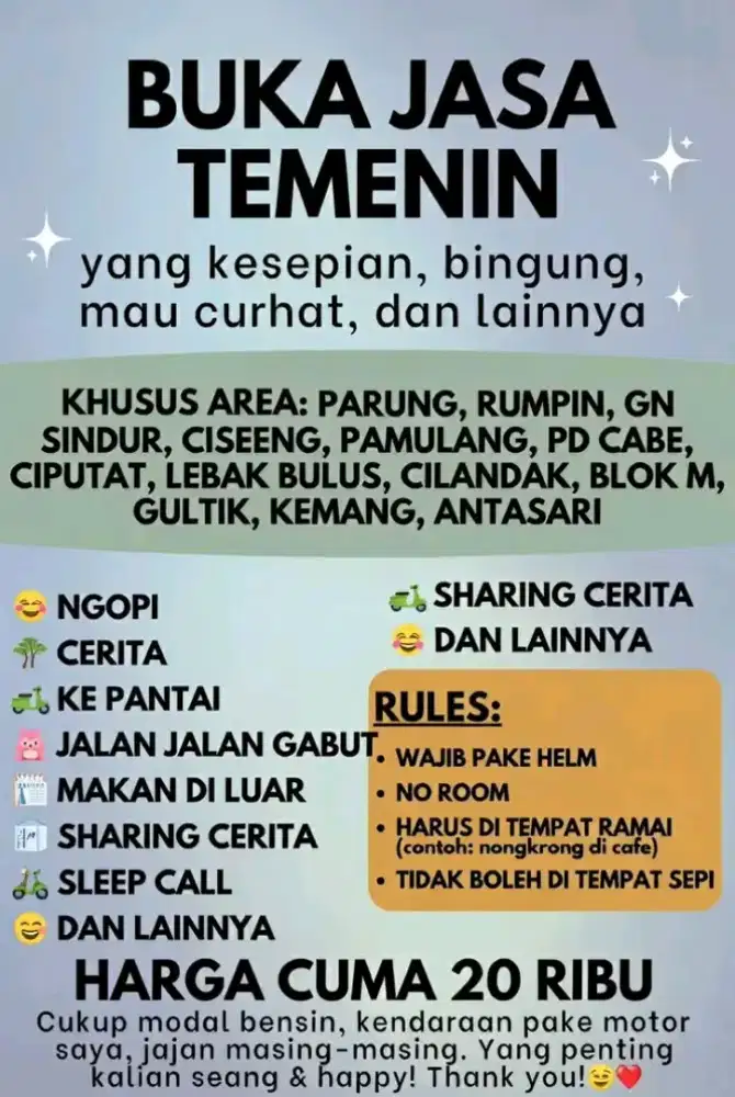 Mencari kerja apapun