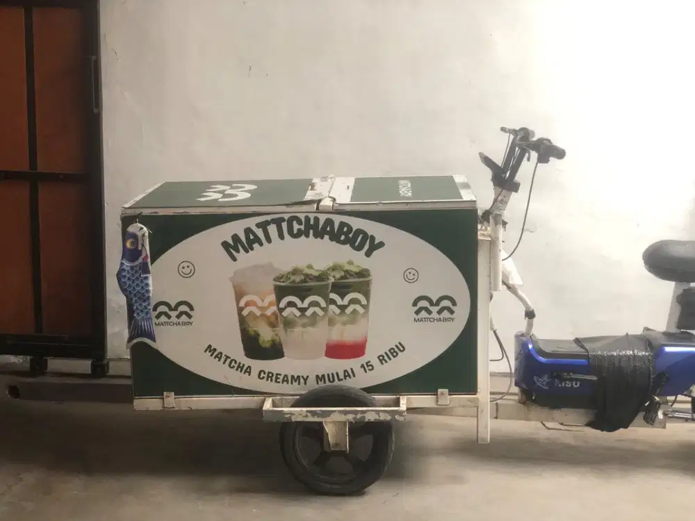 Gerobak Sepeda Listrik Viral