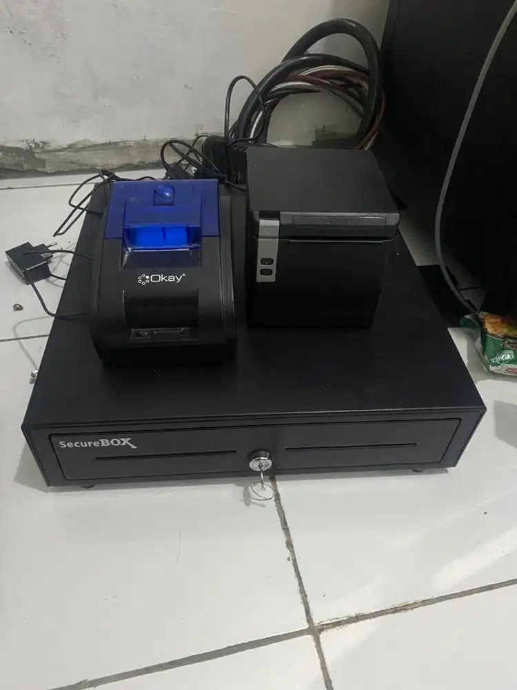 Paket mesin termal dan kasir