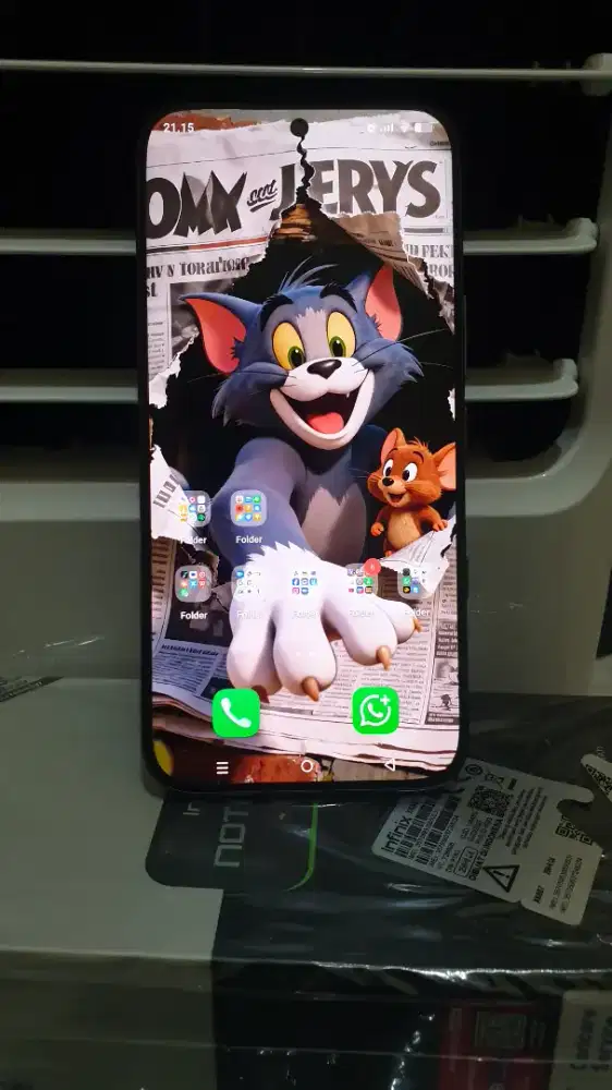 Infinix note edge 5G lengkap mulus