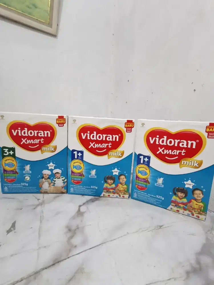 Susu vidoran xmart 3 box rasa vanila