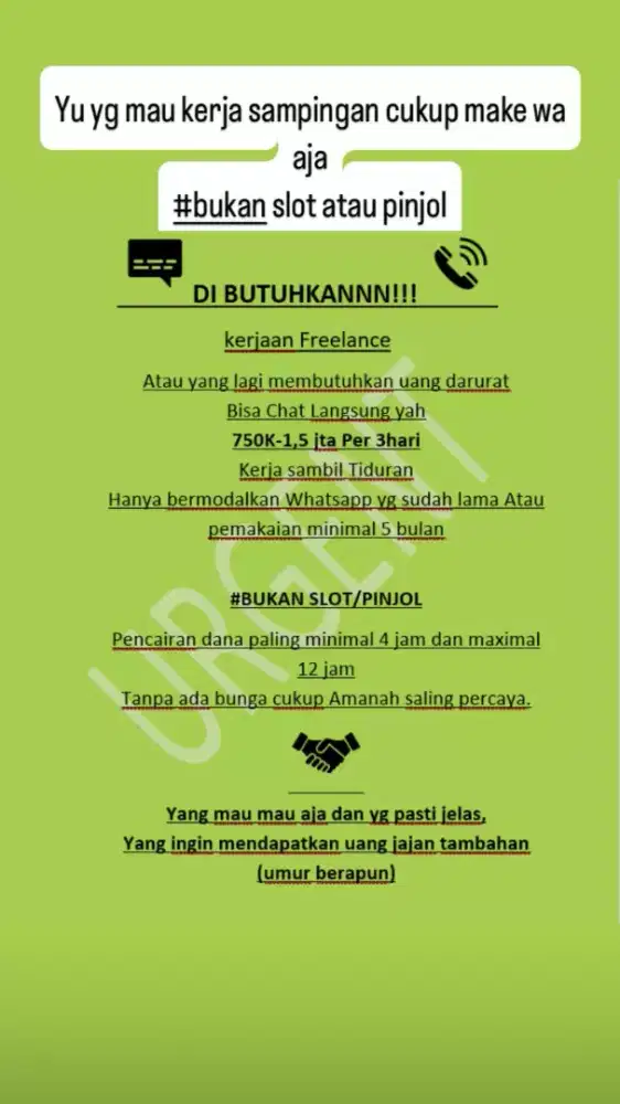 ADMIN FREELANCE HARIAN