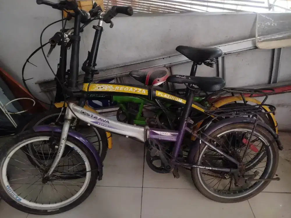 Jual sepeda lipat 180 rb nett