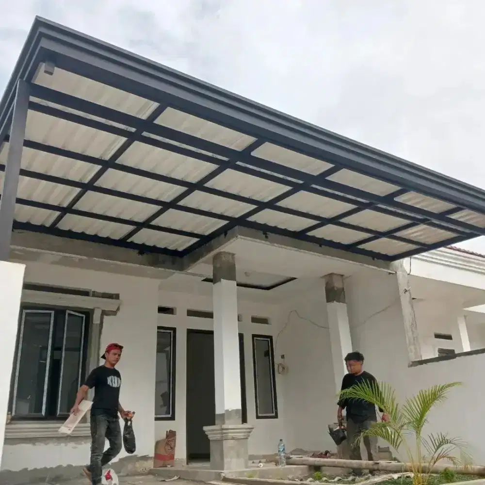 Kanopi besi hollo galvanis