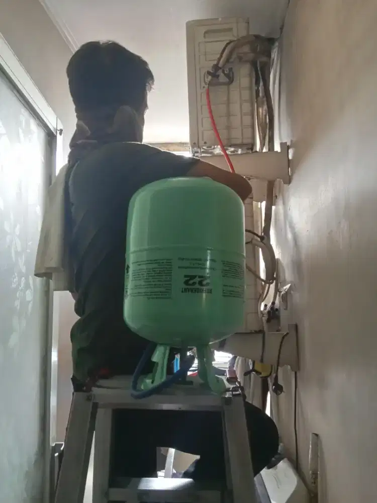 Service AC kulkas mesin cuci pompa air