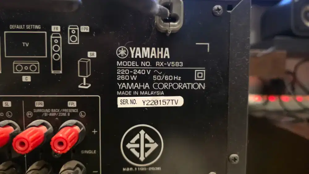 YAMAHA sound Receiver RX-V583