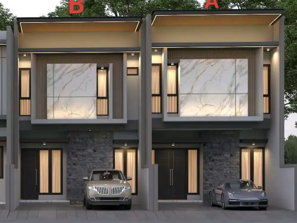 Dijual Rumah Baru Termurah  Strategis Row Jalan Utama Di Manyar Dekat Kampus Untag Surabaya