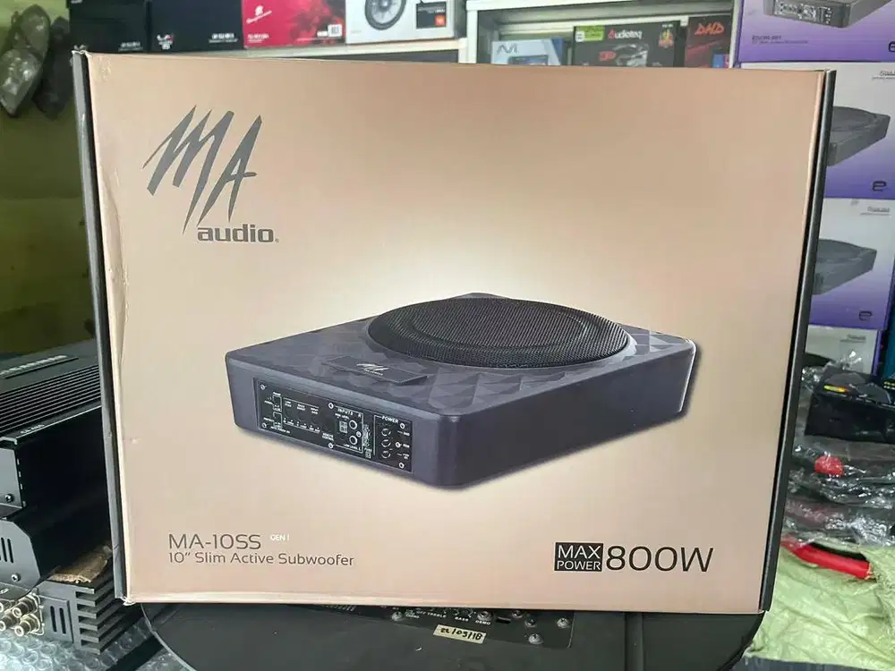 Free Pasang,Sub kolong 10inc MA Audio slim nggk makan tempat simple