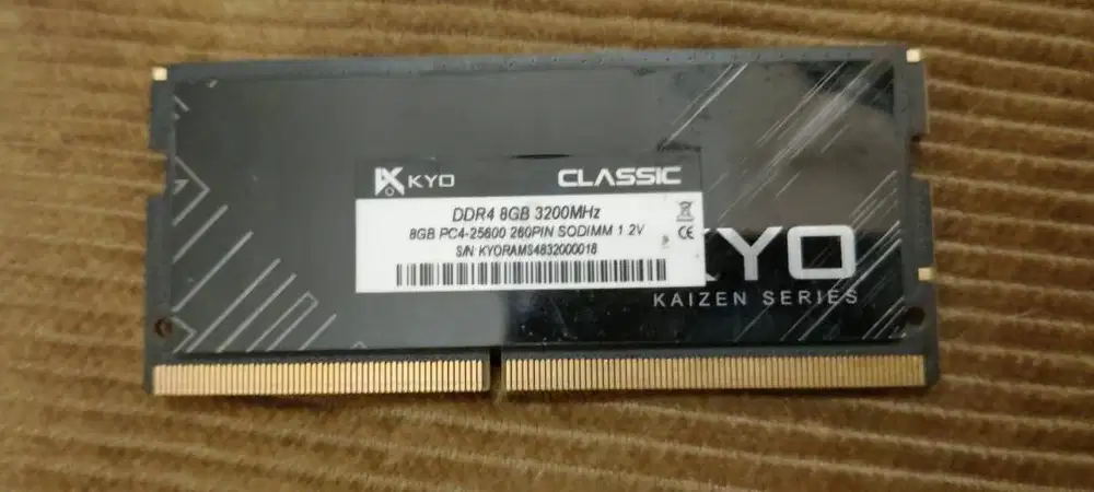 RAM Laptop KYO Kaizen Classic DDR4 8GB 3200MHz SODIMM 1.2v