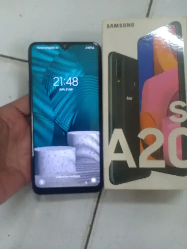 Samsung a20s orian hp+dus aja tanpa casan 3/32 siap pakai