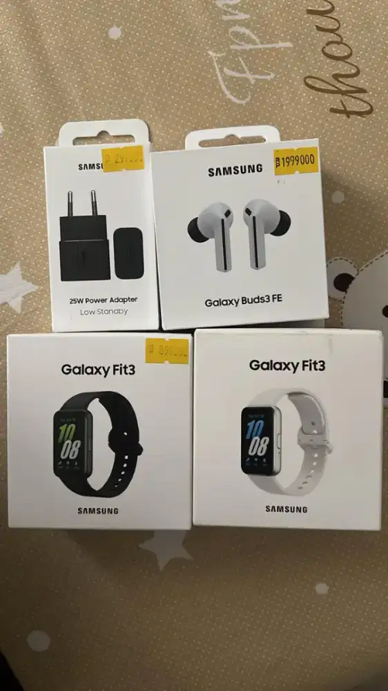 For sale BNIB galaxy fit 3, budsFE, kepala charger