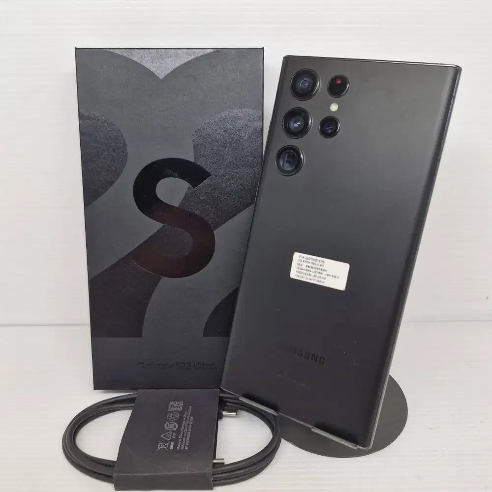 MULUS SAMSUNG GALAXY S22 ULTRA 5G 12/256 BLACK KOMPLIT