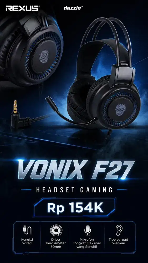 Headset Gaming Vonix F27 rexus