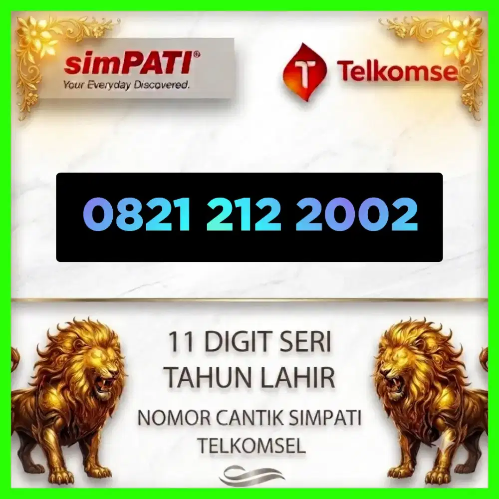 Nomor cantik simpati Telkomsel super