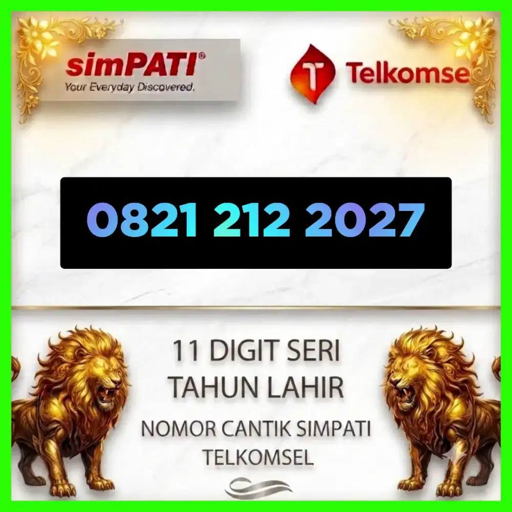 Nomor cantik simpati Telkomsel super