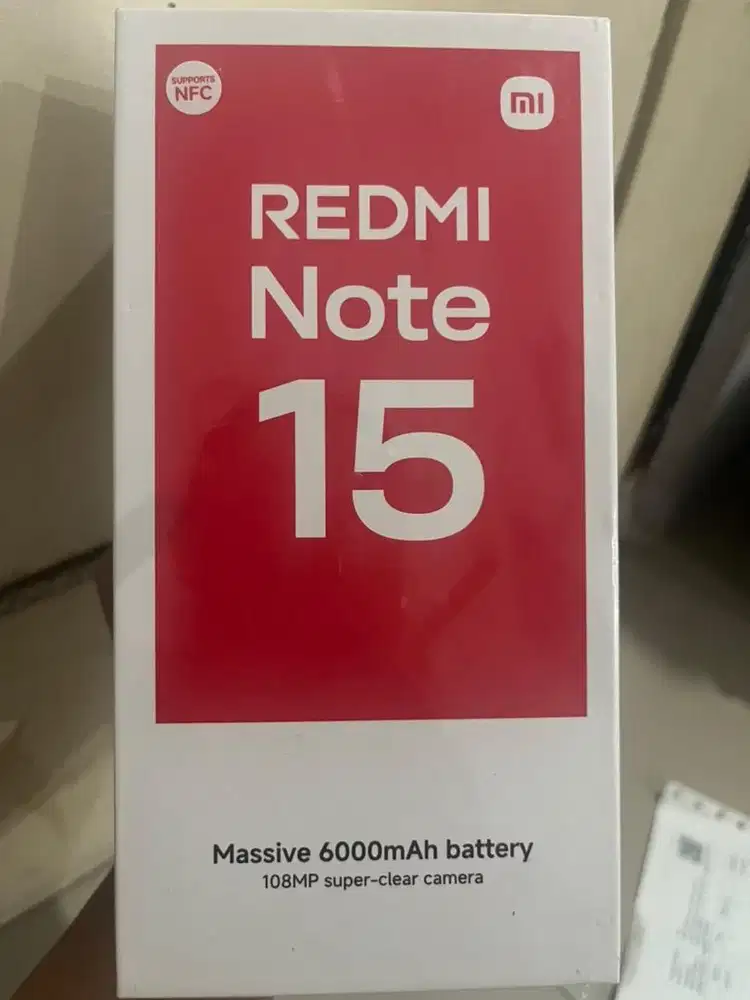 REDMI NOTE 15 8/256 NEW SEGEL
