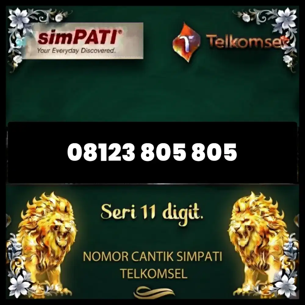 Nomor Cantik simpati Telkomsel super