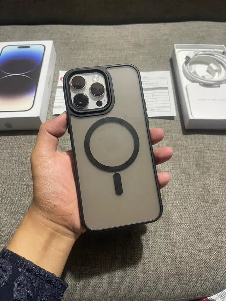 Iphone 14 Promax 256gb silver mulus resmi beacukai baru sehari