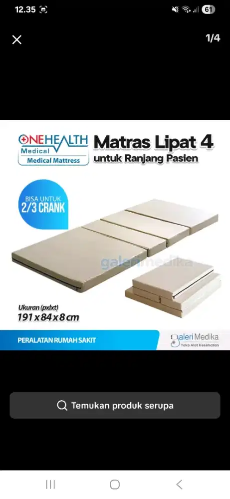 Kasur matras bed 123 crank