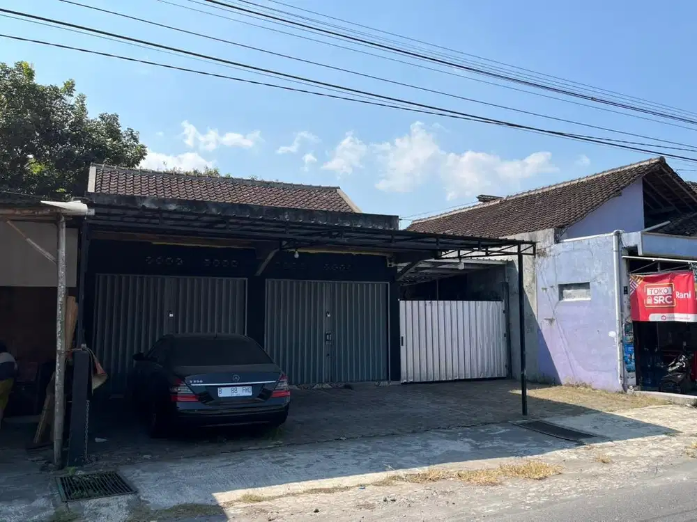 Dijual tanah / sawah ada bangunan