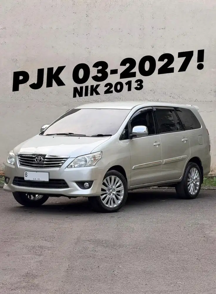 HARGA CASH! Km 150rb! Innova G 2.0 2013 AT Toyota Bensin Kijang