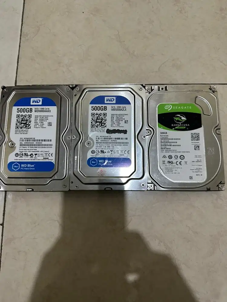 Hardisk PC Desktop 500 GB 3pcs