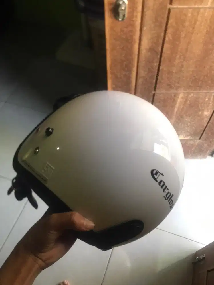 helm cargloos cfm warna putih