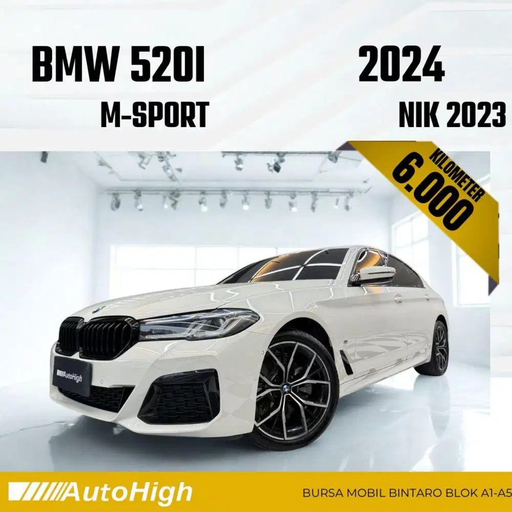 DP10% [Km6.000] 520i M-Sport 2023 White Reg 2024 #AUTOHIGH