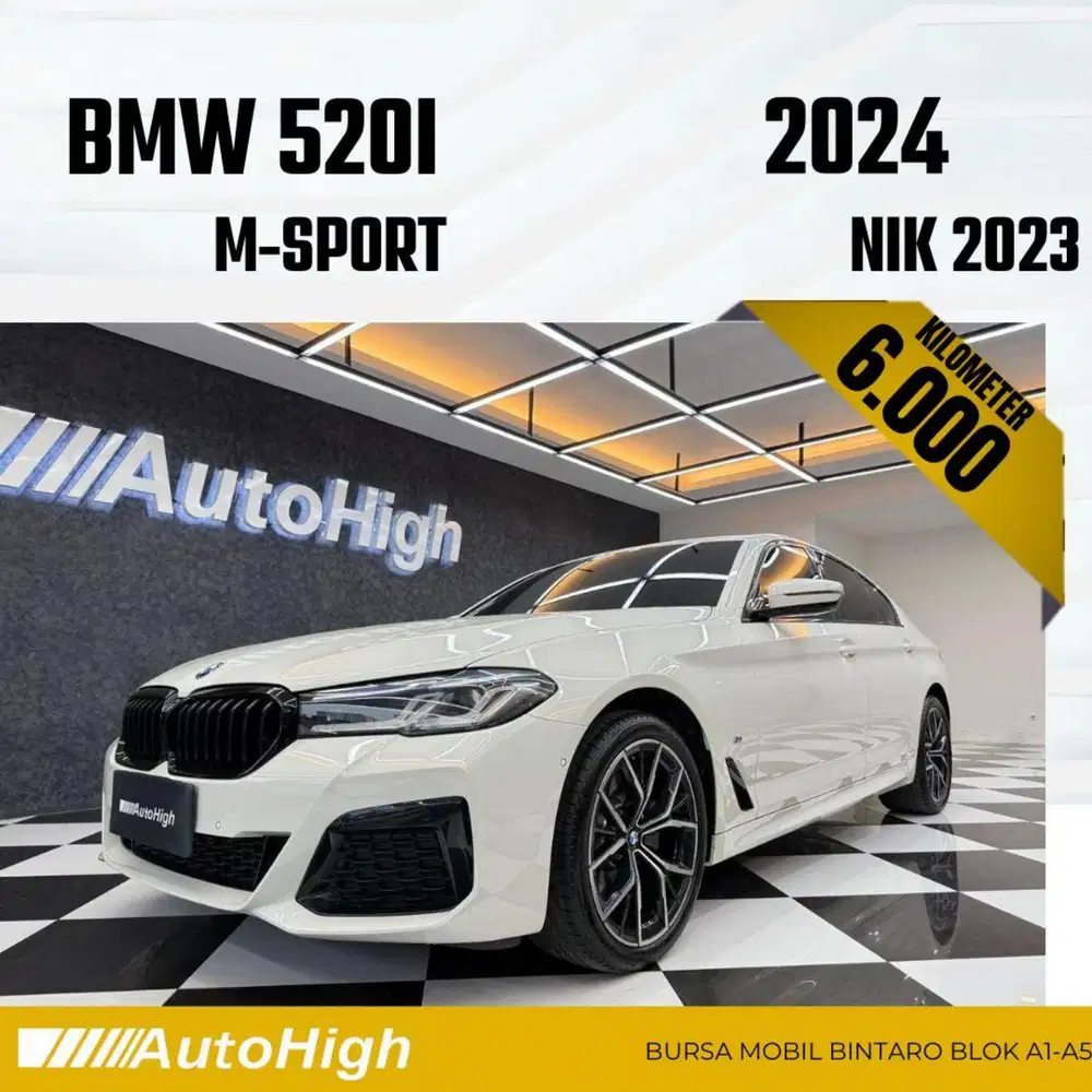 DP10% [Km6.000] 520i M-Sport 2023 White Reg 2022 #AUTOHIGH