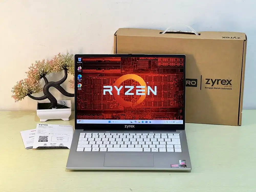 Zyrex D-Tech Pro V2 R5-6600H RAM 16 SSD 512 GB Like New Fullset