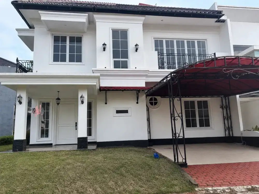 Rumah Baru American Classic 3 Lantai di Icon Eastern Cosmo BSD | LT 230 m² | Rooftop | Semi Furnished | Rp6,9 M Nego