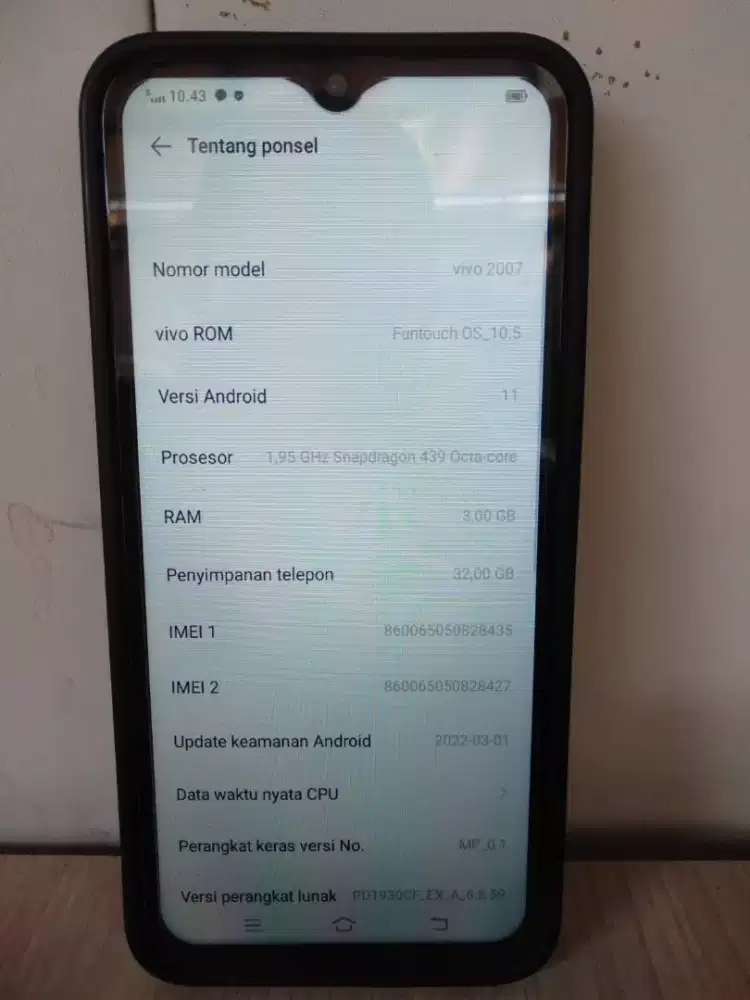 Hp vivo y12i,,,