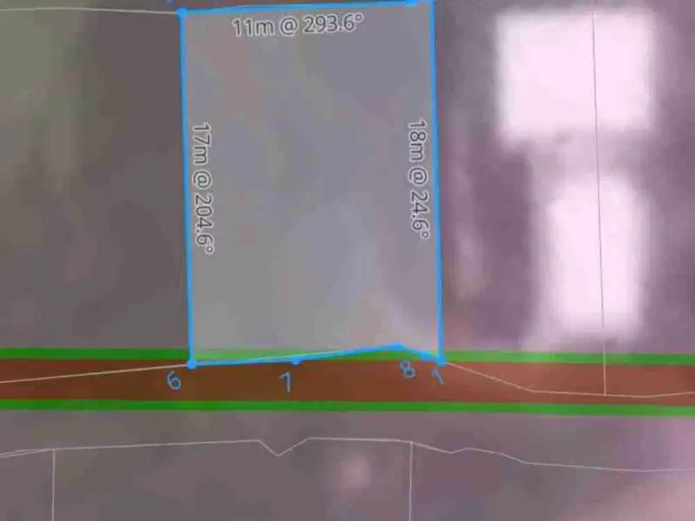 Tanah Komersial 213 m² Dekat Pantai Cemagi