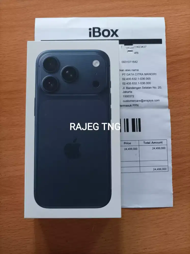 iPhone 17 Pro 256GB Blue [New] Harga Net