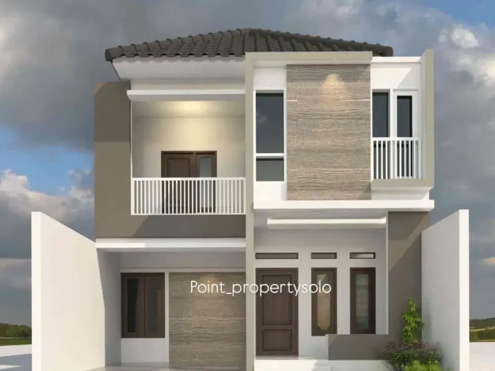 Rumah Cantik 2 Lt Gress Proses Finishing 50%  Di perumahan Area Gentan Baki SKH