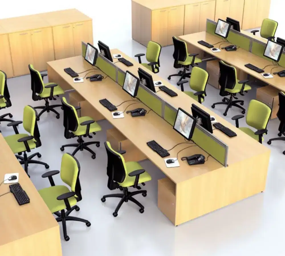 Meja Kerja Staf - Meja Kerja Cubical Custom