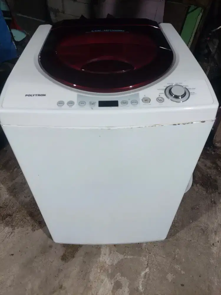 Mesin Cuci Otomatis polytron kapasitas 9kg Normal
