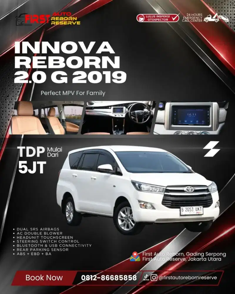 (Tdp 5jtn) kijang innova 2.0 G at 2019