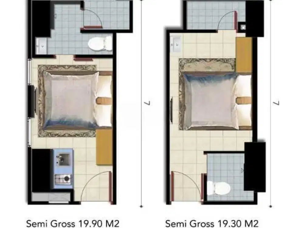 Dijual Apt B Residencet Dekat Prasmul Aeon BSD Tangsel