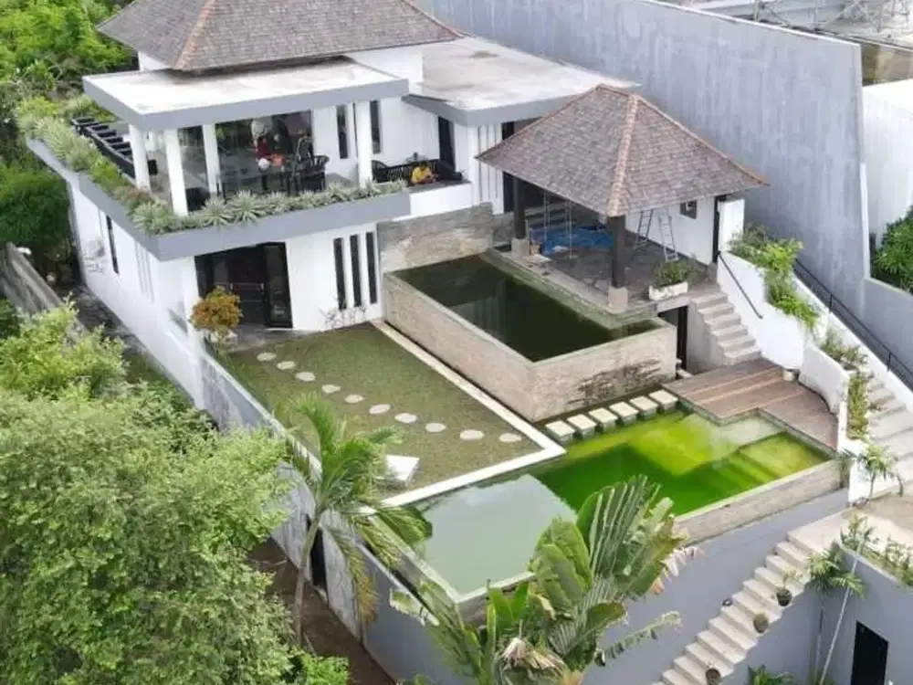 Dijual Vila Cantik dengan Unblocked Ocean View di Ungasan Bali