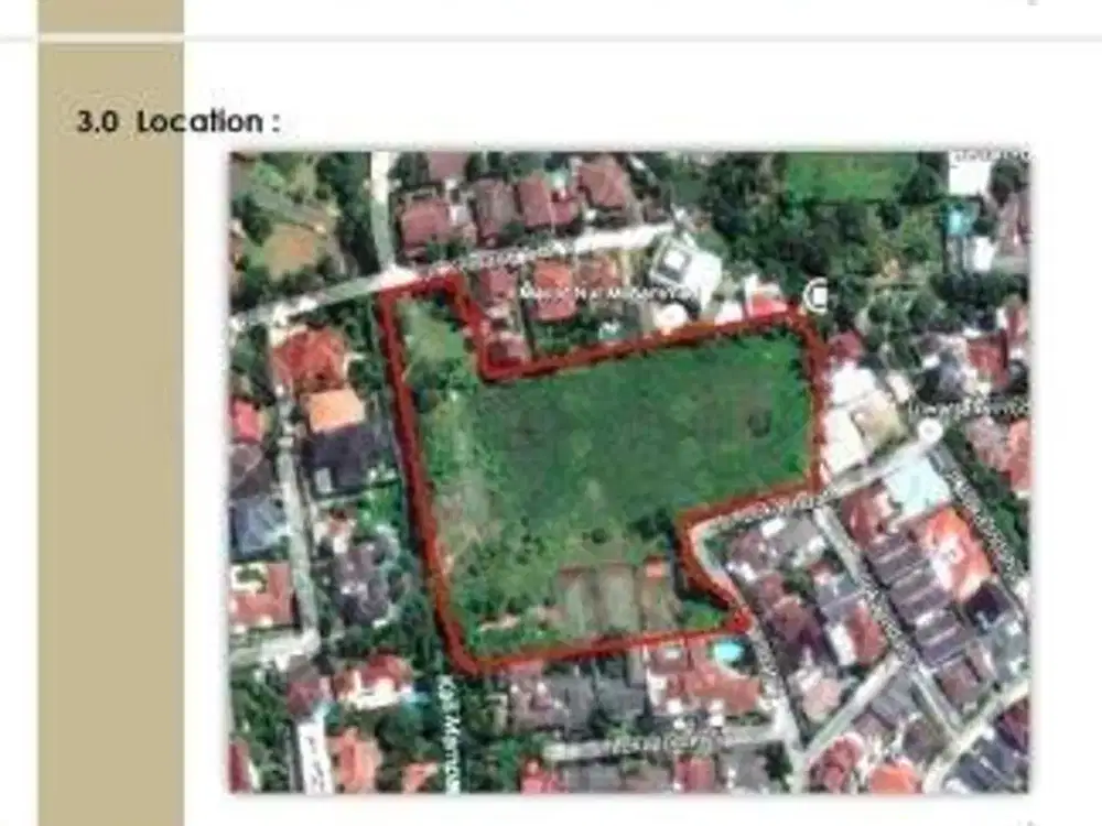 Dijual Tanah di Kemang Timur Jakarta Selatan