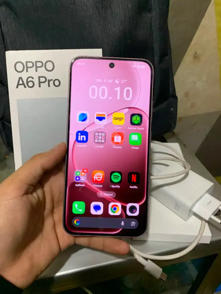 Oppo a6pro 4g ori 8/256gb no minus fullset
