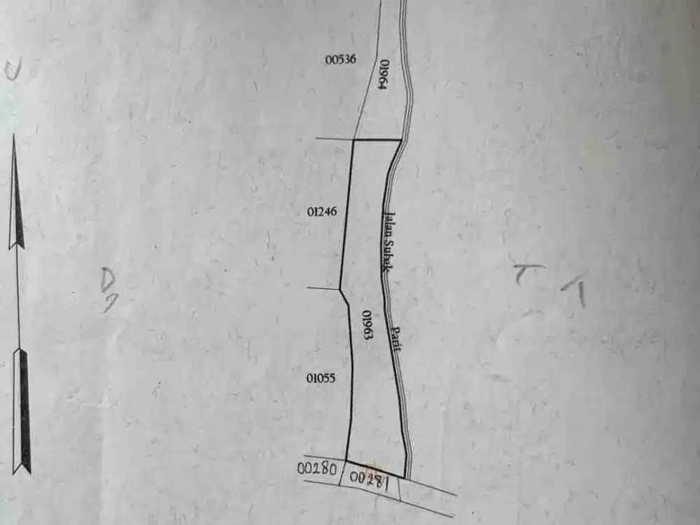Tanah Pinggir Jalan Raya Sebali Ubud Full View Sawah - Thumbnail 7