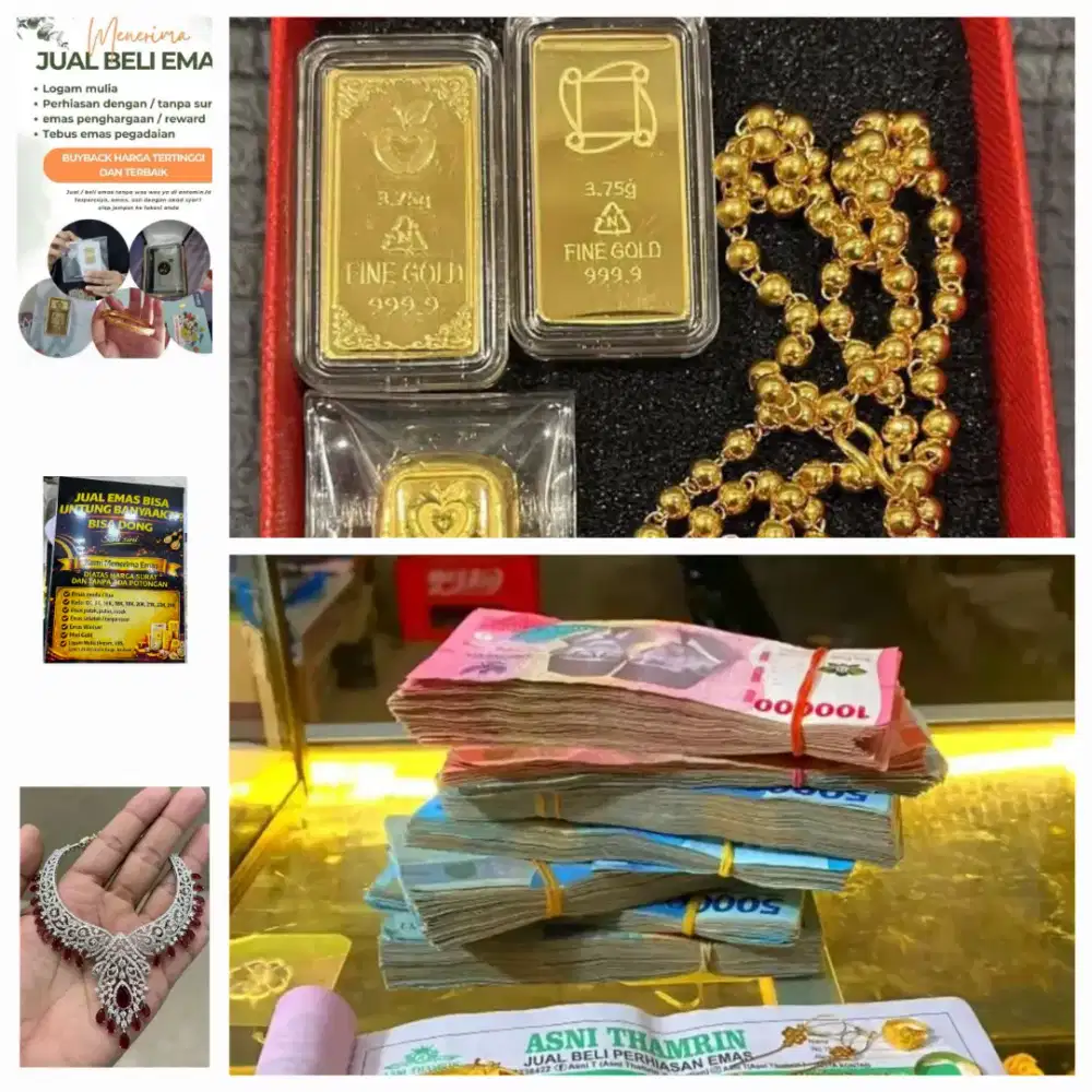TERIMA JUAL EMAS DAN BERLIAN TANPA SURAT
