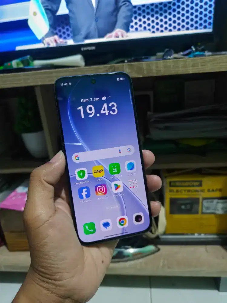 Oppo Reno 15f Blue 5g 8/128 Lengkap