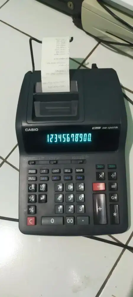 Mesin kasir Calculator print