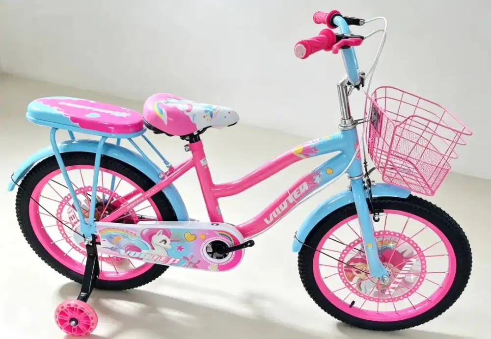 Sepeda Anak Perempuan Sepeda Mini CTB 18 Inch VORTEC ( KUDA PONY )