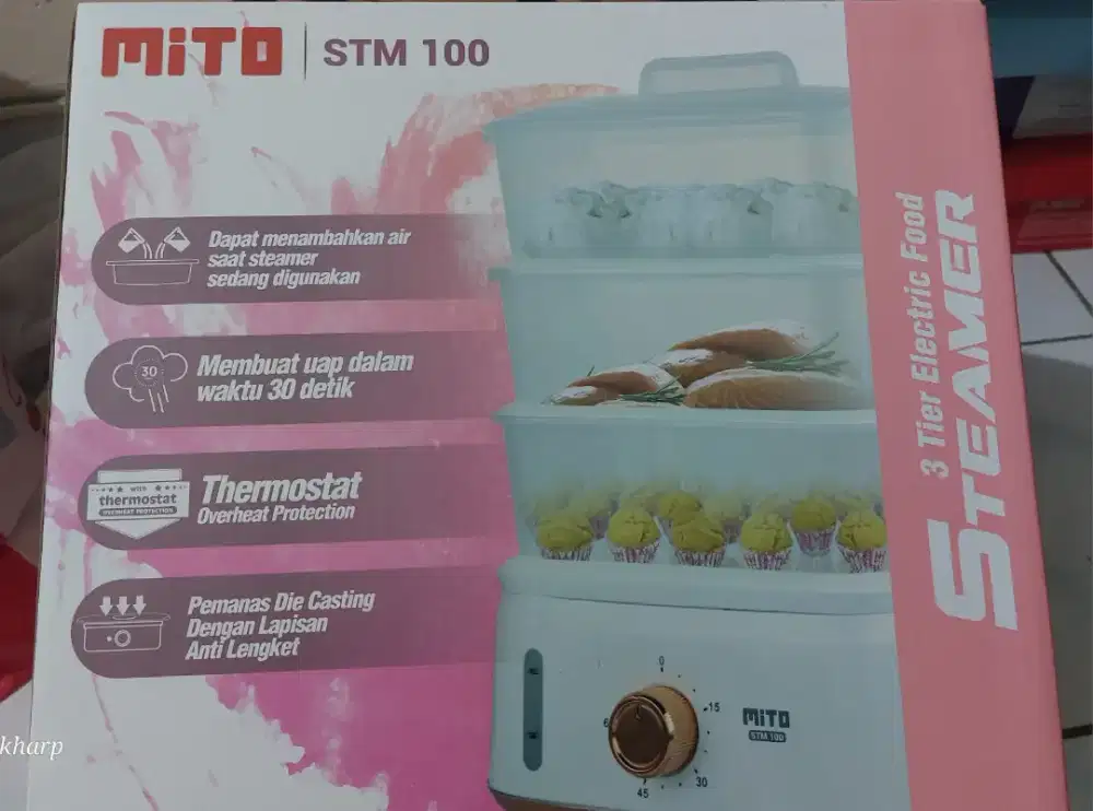 Electric Food Streamer MiTO STM 100 White Gold Series